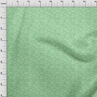 Onuone pamučne kambričke zelene tkanine azijski tradicionalni japanski prekrivajući zalihe ispisa šivaće