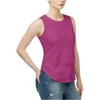 Maison Jules Womens Womens Slojevi teksture Pulover bluza, ružičasta, srednja