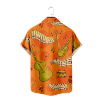 Gitarna majica kratkih rukava majica dolje majice Havajski kratki rukav za djecu i odrasle