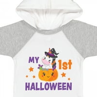 Inktastičnost Moj 1. Halloween sa Unicorn Witch Gift Baby Girl Bodysuit