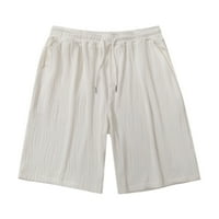 Muške ljetne hlače elastične trake labave povremene sportske trke ravne kratke hlače na plaži