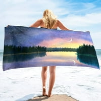Starry Sky Slike ručnika za plažu za preveliki pijesak Brzi suhi ručnik Extra Veliki ručnik za putni