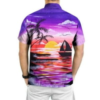 Muška košulja Muškarci Ležerne prilike za tiskane majice Havajska majica kratkih rukava Havajska majica