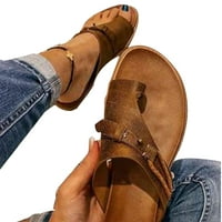Ženske ortotike Sandale korekcija PVC tkanina otvorena papuče za cipele s ravnom potpeticom Flip Flops