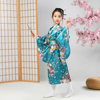 Dječja djevojka suknja Dječja haljina Dječja djeca Djevojke Djevojke Outfits Kimono Robe Japanska tradicionalna