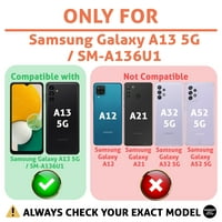 Razgovor o tankom slučaju kompatibilan za Samsung Galaxy A 5G, tanki gel TPU poklopac, medvjedić Teksture Ispis, lagana, fleksibilna, meka, SAD