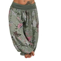 Uerlsty Women Boho Hippy Harem GASGY Loose Ispiši joga pantalone hlače