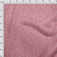 Onuone pamuk poplin lagana ružičasta tkanina božićna šivaća tkanina od dvorišta tiskana diiy odjeća