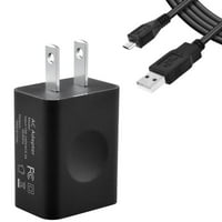 -Geek Wall AC kućni punjač + USB kabel kompatibilan za US Cellular Envostin UN170, K LM-K300
