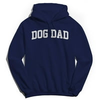 Pas tata grafički mornarički muški pamuk pulover hoodie