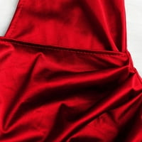 Ženske modne trake sa čvrstim obojenim kaiševima Stretch satenske tkanine haljine hot8sl4882319