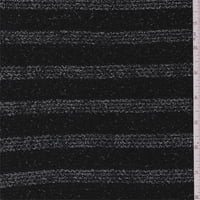 Crni sivi pupe u trepavica pletena, tkanina od dvorišta