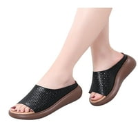 Crocowalk ženske sandale Ljetni slajdovi kliznu na klin sandale dame cipele svakodnevno lagane peep