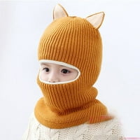 Zimska zečja uši za djecu za dijete pleteni kaput Unizirane vunene kape Topla šešir
