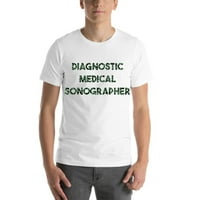Camo dijagnostički medicinski sinografkinja s kratkim rukavima pamučna majica od nedefiniranih poklona