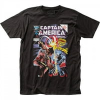Kapetan America vs Wolverine Komični pokrov majica-xlage