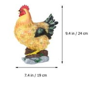 Smjesna mala kokoši ukras nježan jedinstveni model životinjskih peradi za obrt DRUPA DRUŠTVA DRUŠTVA