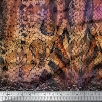 Soimoi Rayon tkanina Leopard i zmija ploča dekor od tiskanog dvorišta široko