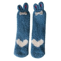 Dyfzdhu ženske zimske čarape jesenski zima Mid Tube Socks lutka zadebljane termalne midrence