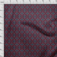 Onuone pamučne svilene tkanine Paisley & cvjetni Ikat Print šivaći tkaninu BTY wide