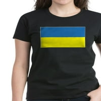 Cafepress - Ukrajina s ženskom majicom za žene - Ženska tamna majica