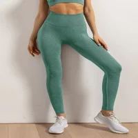 Čvrsti bešavne joge gamaše, visoki struk prozračni fitnes workout joga hlače, ženska activewear