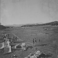Anketni kamp u blizini Fort Wingate-New Mexico Poster Print - Timothy H Osullivan