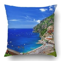 Prekrasna Positano Coast of Amalfi Italija Jastučni jastuk jastuk