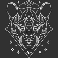 Tiger muški ugljen sivi grafički grafički tee - dizajn od strane ljudi l