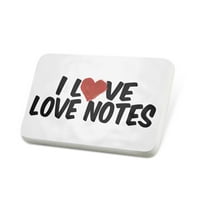 Porcelein PIN I Love Love Notes Revel Značka - Neonblond