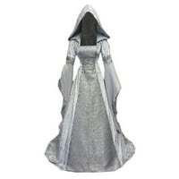 Kostim vještica za žene Gothic HOODEED HALLOWEEN kostimi Srednjovjekovna renesansna viktorijanska haljina