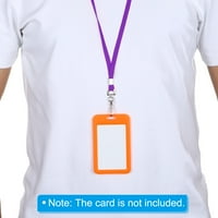 Uxcell remen vrata, plosnatna okretna zakretača zakretača naziva naziv oznake ID kartice Purple Pack