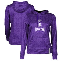 Ženska pododjeljnica Purple Winona Warriors Ženska odbojkaška logo pulover hoode