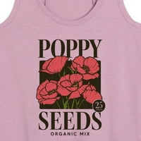 Instant poruka - Poppy sjemenke Organic - Ženski trkački rezervoar