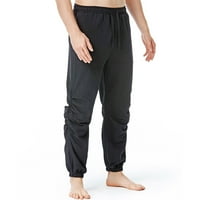 KIPLYKI Fall hlače za muškarce Clearence Solid Casual Elastic Elastic Struk Pokveni pantalone Sport
