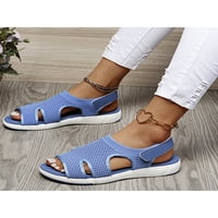 Audebanske dame sandale Ljetne cipele udobne peep nožni prsti ženske elastične platforme