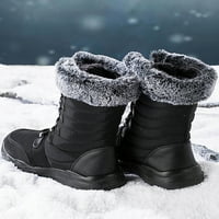 LUMENTO WOMENS Zimske cipele Okrugli nožni plišani čizme Topla obloga MID CALF Boot prozračna šetnja