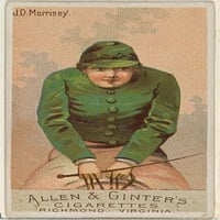D. Morrisey, iz trkačkih boja Svjetske serije za Allen & Ginter Cigaretes Poster Print