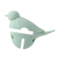 Kreativni silikonski lonac bočni klip, oblik ptica, otporni za prelijevanje preliva