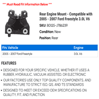 Zadnji nosač motora - kompatibilan sa - Ford Freestyle 3.0L V 2006