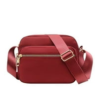 Torbice za žene tkanini najlon multicko džepna torba dame Travel torba, vodootporna torba na rame za više džepa, crvena, G197670
