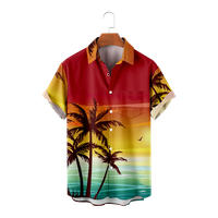 Tinejdžeri MENS Havajske majice kratki rukav ležerna stilska košulja za ispis i vrhunska jeftina odjeća