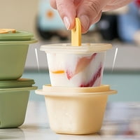 Domaćini diy sladoled kalup s poklopcem za višekratnu hranu Silikonski ledeni kalup za ljeto Kuhinjski