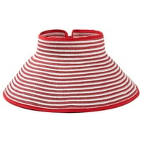 Elegantna krema za sunčanje plaža muško i ljeto sklopivi šešir crveni