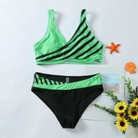 Ženska kupaće odijela Odbori Ženski kupaći kostimi Ženska modna ljeta Dvije kupaće kostimi Bikini Striped
