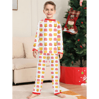 Kids božićne pidžame za dječake i djevojke dugih rukava