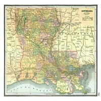 Louisiana - Johnson Poster Print Johnson Johnson # USLO0005