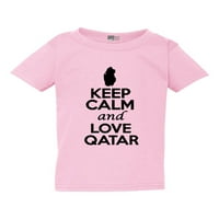 Budite mirni i volite Katarsku zemlju Ljudi Patriotska mališana Kids Majica Tee