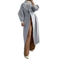 Ženski kaputi Zimska čvrsto topla dugačka odjeća plus veličina zgušnjava poslovne trendi preko jakne
