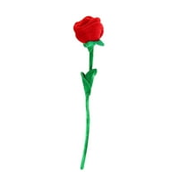 Ruža duga za ukrase Valentinove boje stabljika plišana fleksibilna ruža sortirana simulacija plišana